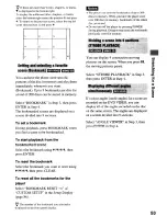 Preview for 53 page of Sony DVP-NS900V - Sacd/dvd Player Operating Instructions Manual