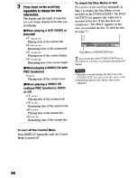 Preview for 56 page of Sony DVP-NS900V - Sacd/dvd Player Operating Instructions Manual