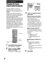 Preview for 58 page of Sony DVP-NS900V - Sacd/dvd Player Operating Instructions Manual