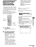 Preview for 67 page of Sony DVP-NS900V - Sacd/dvd Player Operating Instructions Manual