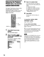 Preview for 70 page of Sony DVP-NS900V - Sacd/dvd Player Operating Instructions Manual