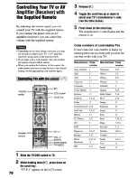 Preview for 78 page of Sony DVP-NS900V - Sacd/dvd Player Operating Instructions Manual