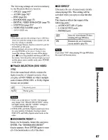 Preview for 87 page of Sony DVP-NS900V - Sacd/dvd Player Operating Instructions Manual