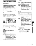 Preview for 91 page of Sony DVP-NS900V - Sacd/dvd Player Operating Instructions Manual