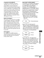 Preview for 99 page of Sony DVP-NS900V - Sacd/dvd Player Operating Instructions Manual