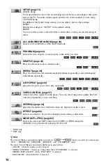 Preview for 14 page of Sony DVP-NS9100ES - Cd/dvd Player Operating Instructions Manual