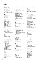 Preview for 94 page of Sony DVP-NS9100ES - Cd/dvd Player Operating Instructions Manual