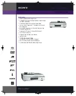 Sony DVP-NS9100ES - Cd/dvd Player Specifications preview