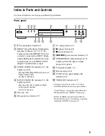 Preview for 9 page of Sony DVP-NS92V Operating Instructions Manual