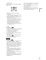 Preview for 23 page of Sony DVP-NS92V Operating Instructions Manual