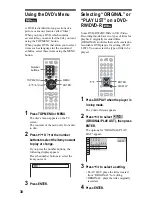 Preview for 30 page of Sony DVP-NS92V Operating Instructions Manual