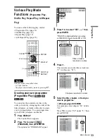 Preview for 33 page of Sony DVP-NS92V Operating Instructions Manual