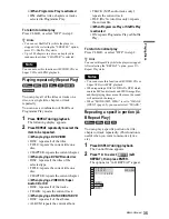 Preview for 35 page of Sony DVP-NS92V Operating Instructions Manual