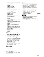 Preview for 39 page of Sony DVP-NS92V Operating Instructions Manual