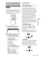 Preview for 47 page of Sony DVP-NS92V Operating Instructions Manual