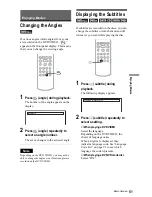 Preview for 51 page of Sony DVP-NS92V Operating Instructions Manual