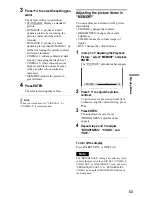 Preview for 53 page of Sony DVP-NS92V Operating Instructions Manual