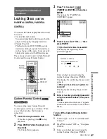 Preview for 67 page of Sony DVP-NS92V Operating Instructions Manual