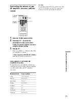 Preview for 71 page of Sony DVP-NS92V Operating Instructions Manual