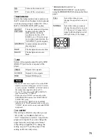 Preview for 75 page of Sony DVP-NS92V Operating Instructions Manual