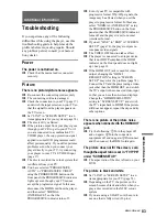 Preview for 83 page of Sony DVP-NS92V Operating Instructions Manual