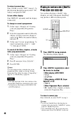 Предварительный просмотр 40 страницы Sony DVP-NS930V Operating Instructions Manual