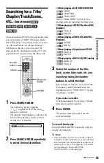 Предварительный просмотр 45 страницы Sony DVP-NS930V Operating Instructions Manual