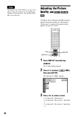 Предварительный просмотр 58 страницы Sony DVP-NS930V Operating Instructions Manual