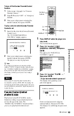 Предварительный просмотр 63 страницы Sony DVP-NS930V Operating Instructions Manual