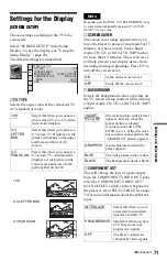 Предварительный просмотр 71 страницы Sony DVP-NS930V Operating Instructions Manual