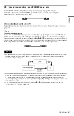 Предварительный просмотр 21 страницы Sony DVP-NS975V Operating Instructions Manual