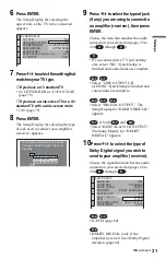 Предварительный просмотр 31 страницы Sony DVP-NS975V Operating Instructions Manual