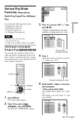 Предварительный просмотр 41 страницы Sony DVP-NS975V Operating Instructions Manual