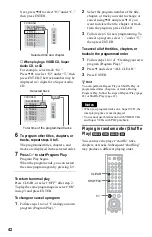 Предварительный просмотр 42 страницы Sony DVP-NS975V Operating Instructions Manual