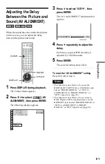 Предварительный просмотр 61 страницы Sony DVP-NS975V Operating Instructions Manual