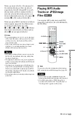 Предварительный просмотр 63 страницы Sony DVP-NS975V Operating Instructions Manual