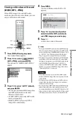 Предварительный просмотр 67 страницы Sony DVP-NS975V Operating Instructions Manual