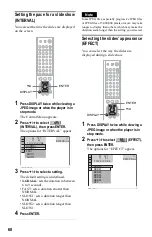 Предварительный просмотр 68 страницы Sony DVP-NS975V Operating Instructions Manual