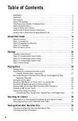 Preview for 4 page of Sony DVP-NS999ES - Es Dvd Player Operating Instructions Manual