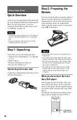 Предварительный просмотр 16 страницы Sony DVP-NS999ES - Es Dvd Player Operating Instructions Manual