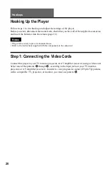 Preview for 20 page of Sony DVP-NS999ES - Es Dvd Player Operating Instructions Manual