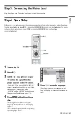 Preview for 31 page of Sony DVP-NS999ES - Es Dvd Player Operating Instructions Manual