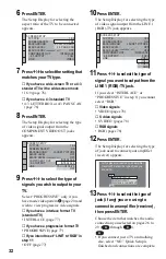 Предварительный просмотр 32 страницы Sony DVP-NS999ES - Es Dvd Player Operating Instructions Manual