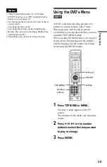 Предварительный просмотр 39 страницы Sony DVP-NS999ES - Es Dvd Player Operating Instructions Manual