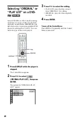 Предварительный просмотр 40 страницы Sony DVP-NS999ES - Es Dvd Player Operating Instructions Manual