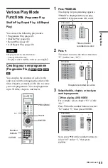 Предварительный просмотр 45 страницы Sony DVP-NS999ES - Es Dvd Player Operating Instructions Manual