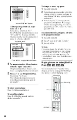 Preview for 46 page of Sony DVP-NS999ES - Es Dvd Player Operating Instructions Manual