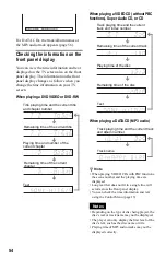 Preview for 54 page of Sony DVP-NS999ES - Es Dvd Player Operating Instructions Manual