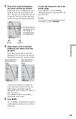 Предварительный просмотр 65 страницы Sony DVP-NS999ES - Es Dvd Player Operating Instructions Manual