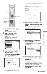 Preview for 69 page of Sony DVP-NS999ES - Es Dvd Player Operating Instructions Manual